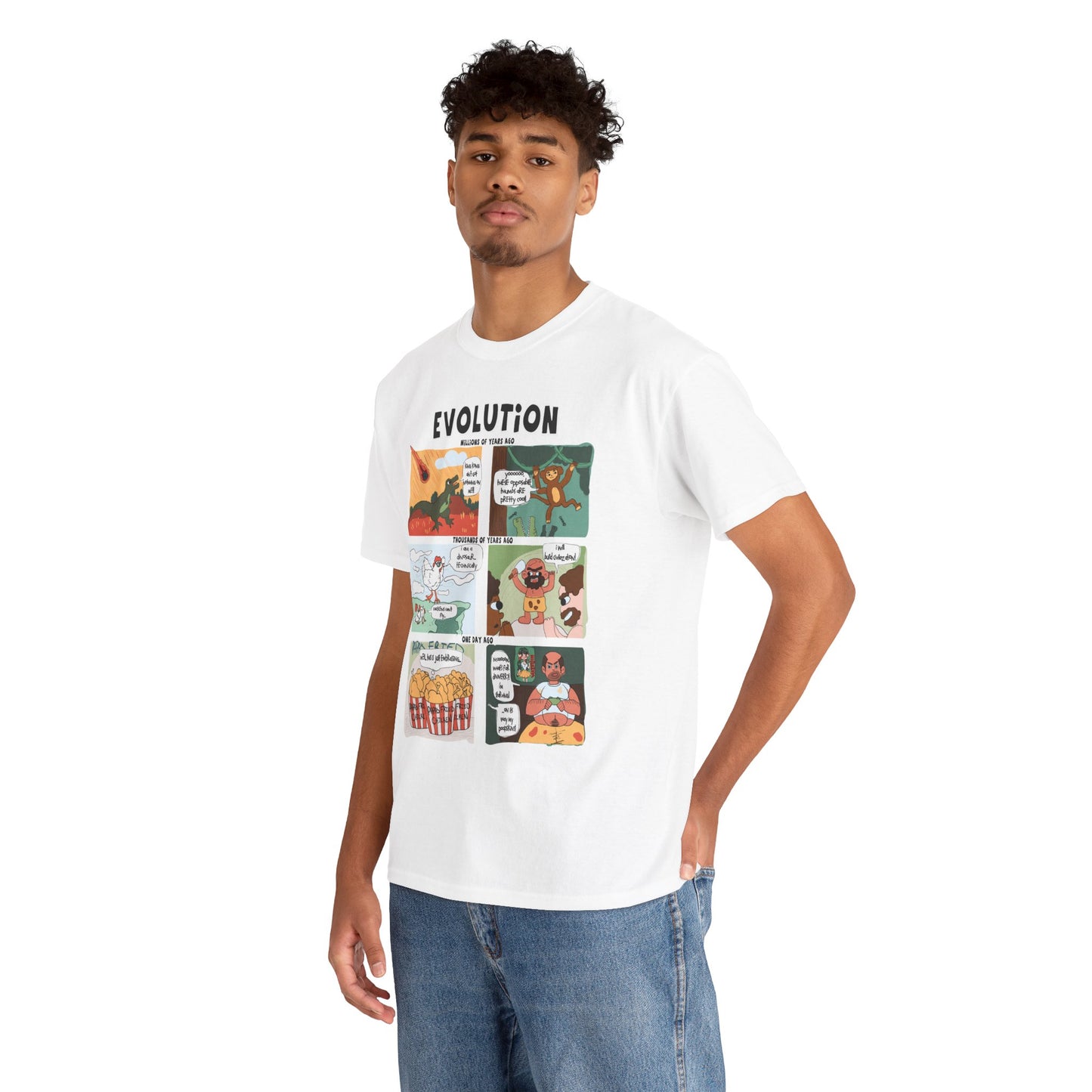 Evolution Comic Graphic Tee