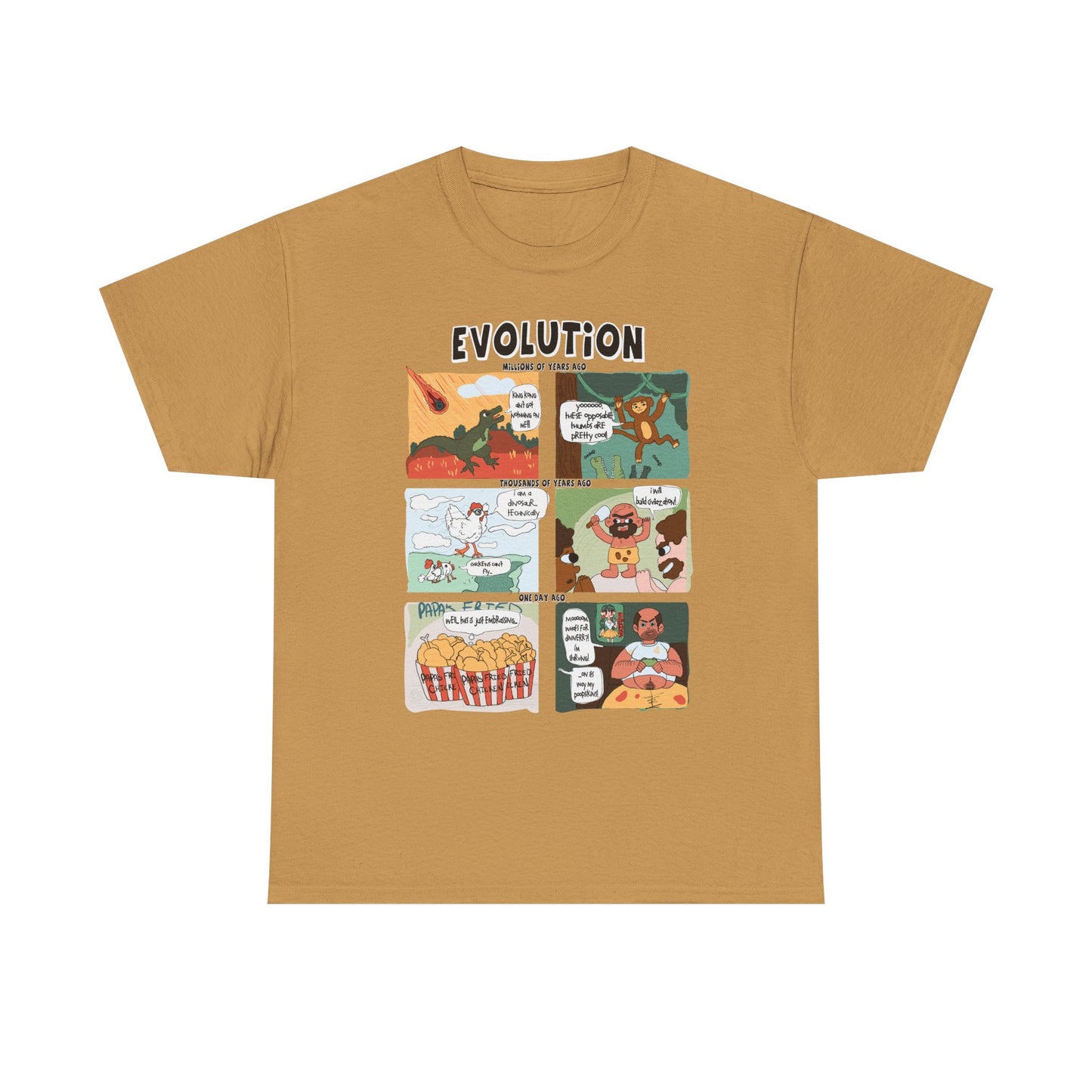 Evolution Comic Graphic Tee