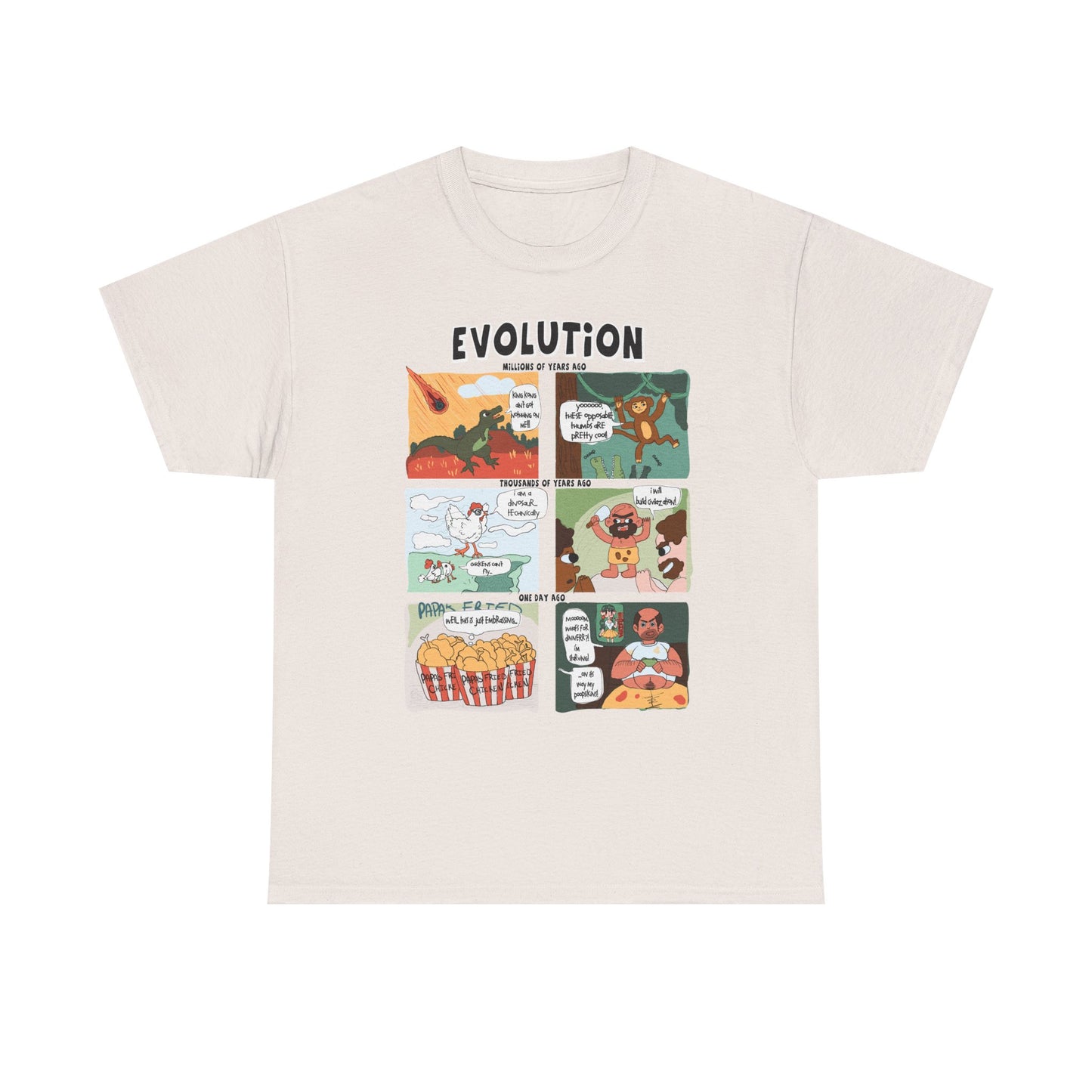 Evolution Comic Graphic Tee