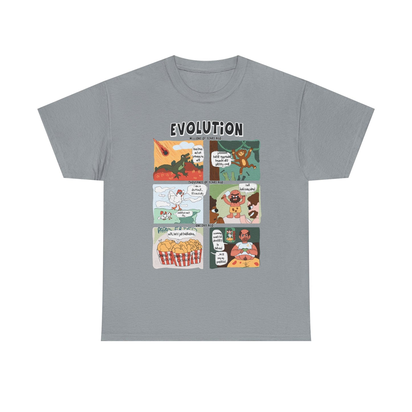 Evolution Comic Graphic Tee