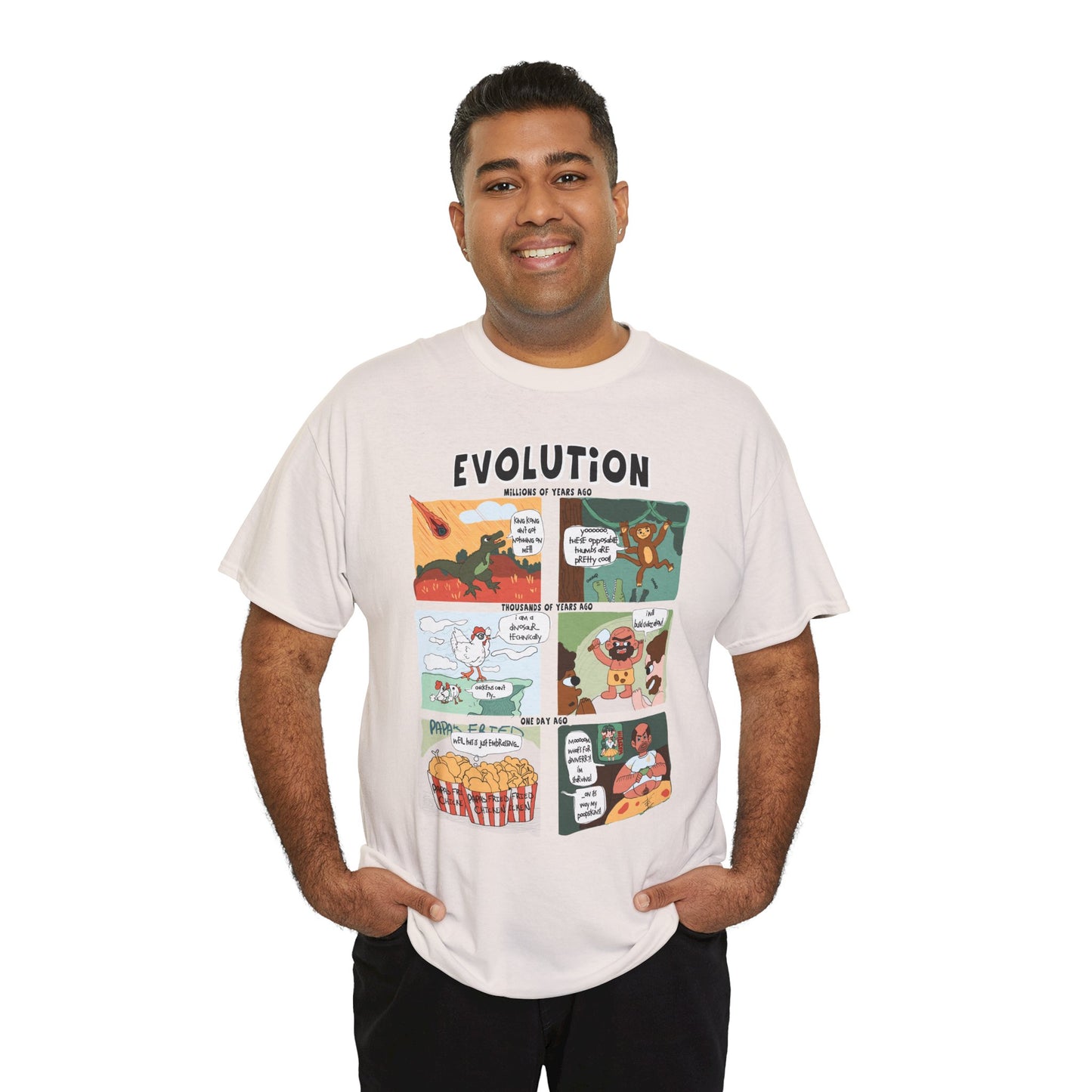 Evolution Comic Graphic Tee