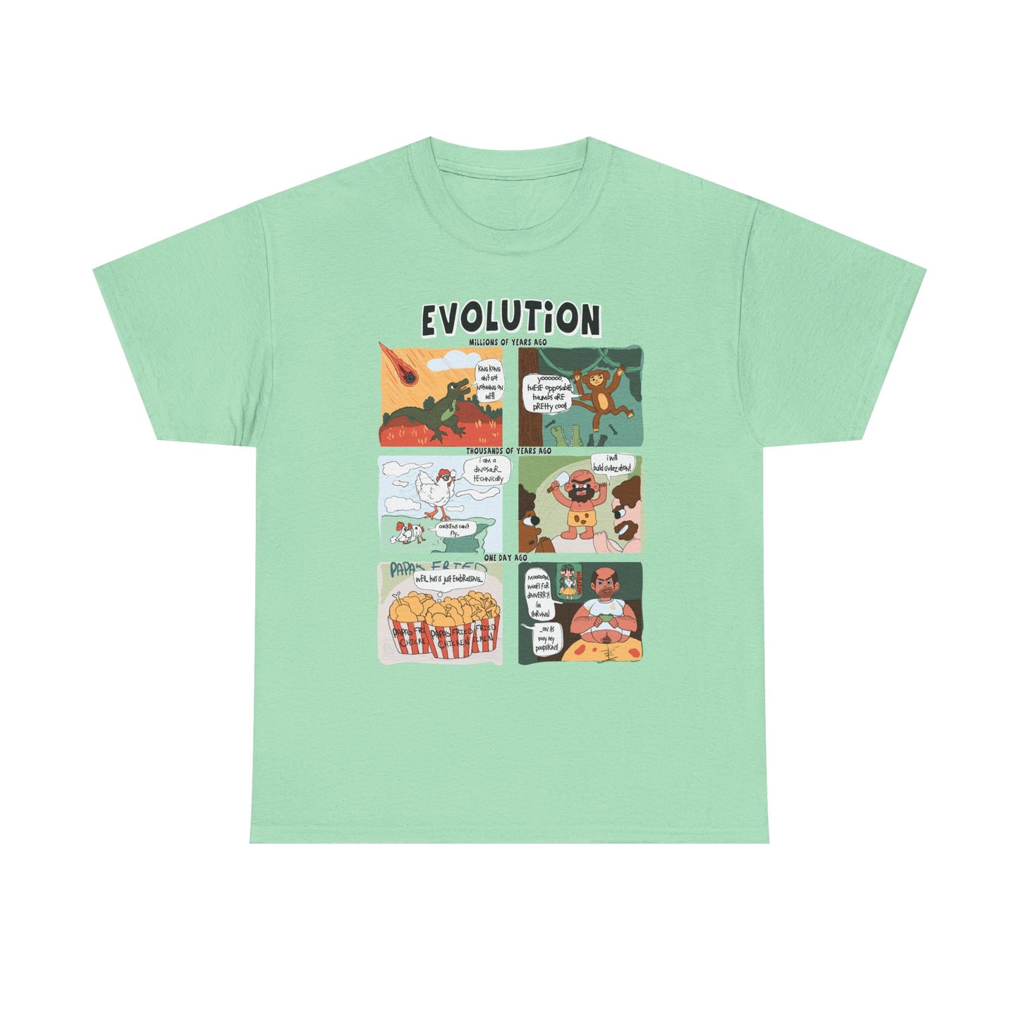 Evolution Comic Graphic Tee