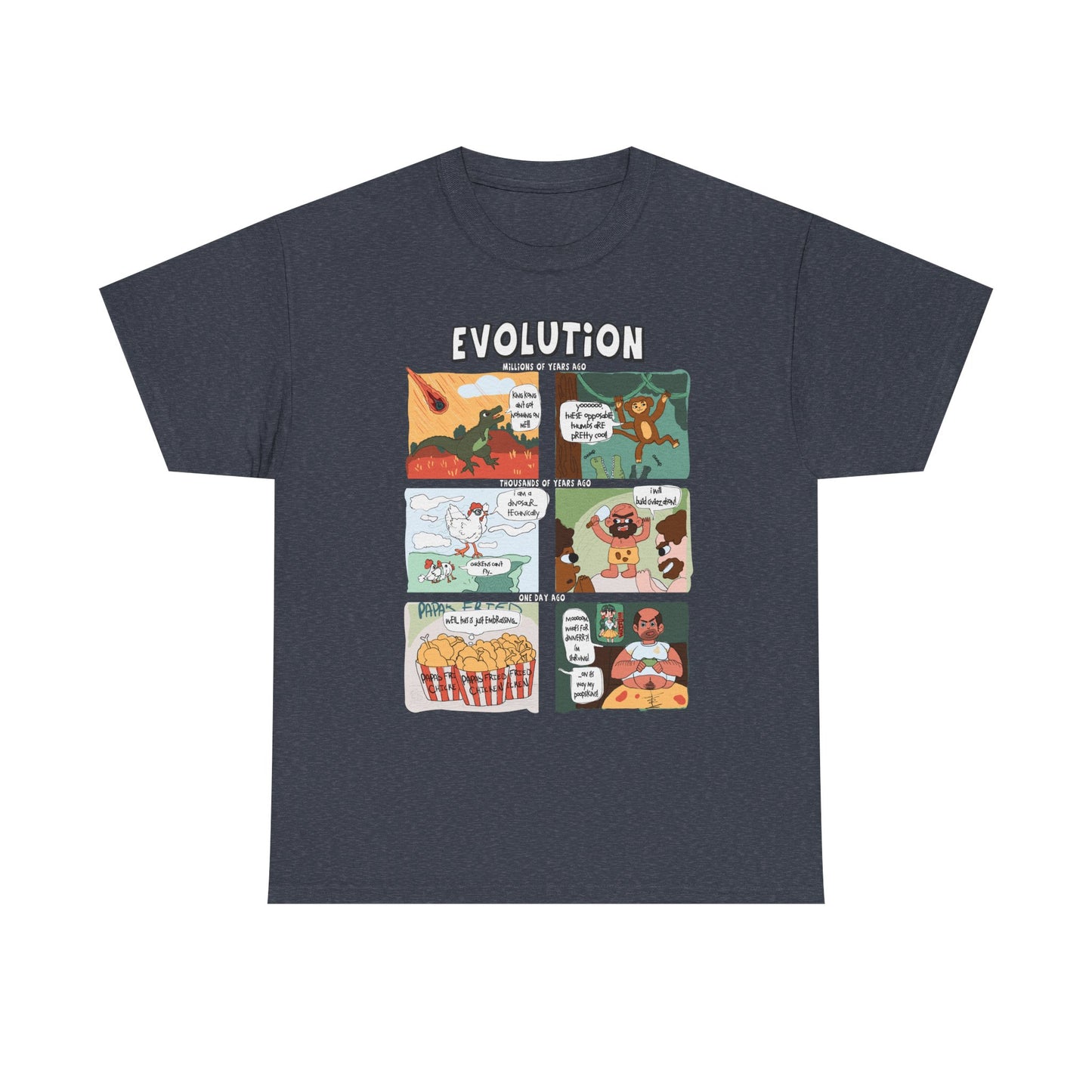 Evolution Comic Graphic Tee