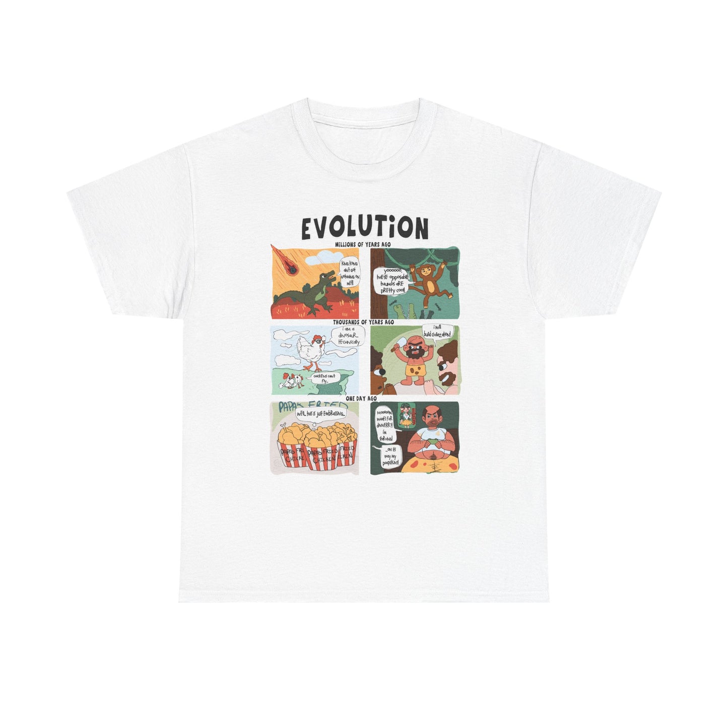 Evolution Comic Graphic Tee