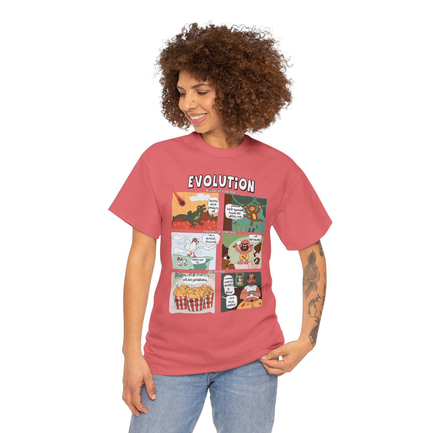 Evolution Comic Graphic Tee